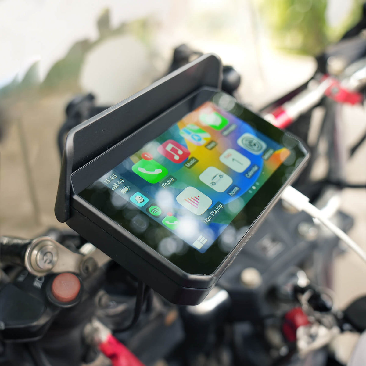 CarPlay Lite C5 SE Przenośny motocyklowy GPS Bezprzewodowy ekran CarPlay/Android Auto