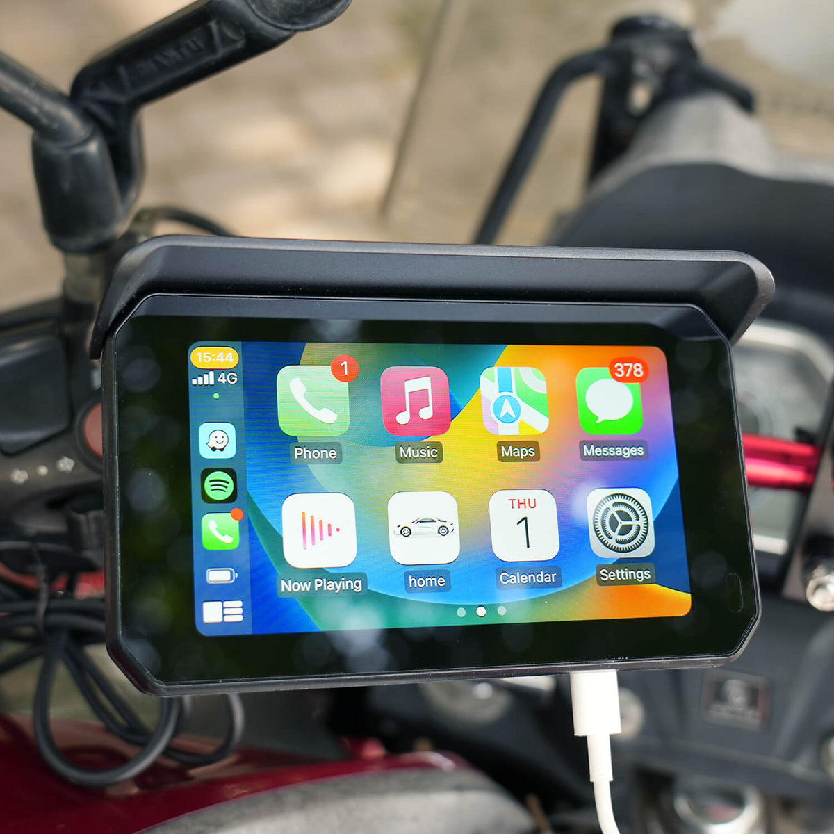 CarPlay Lite C5 SE Przenośny motocyklowy GPS Bezprzewodowy ekran CarPlay/Android Auto