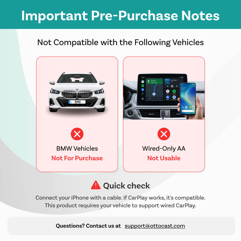 Play2Video Ultra Wireless CarPlay/Android Auto All-in-1 Adapter