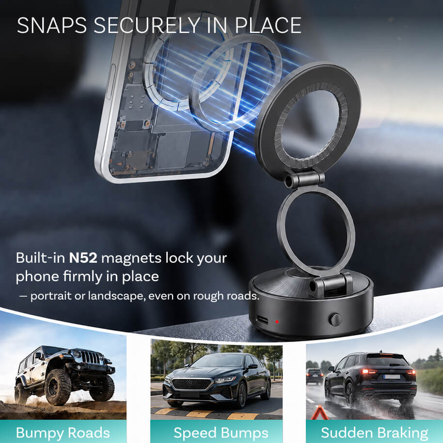 MCM10 PowerVac magnetisk telefonholder
