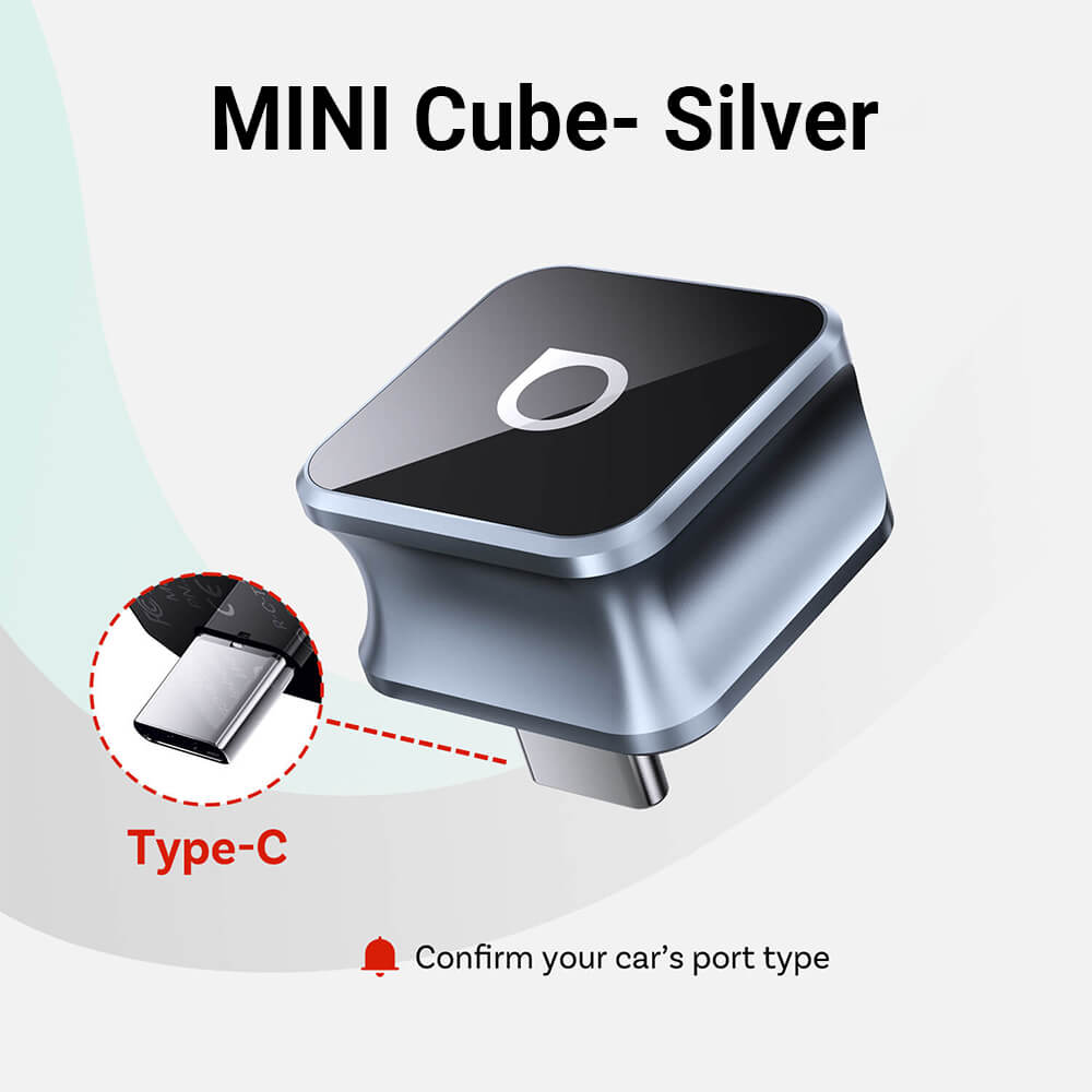 Adaptador inalámbrico Ottocast Mini Cube 3.0 CarPlay/Android Auto