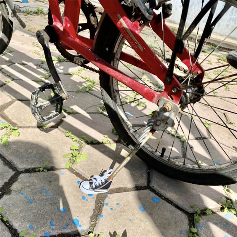 Motorrad-Seitenständer niedlicher Mini-Schuh (2 Stück)
