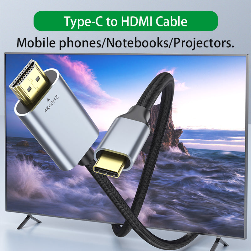 Type-C-HDMI™-kabel för iPhone 15-serien med mera