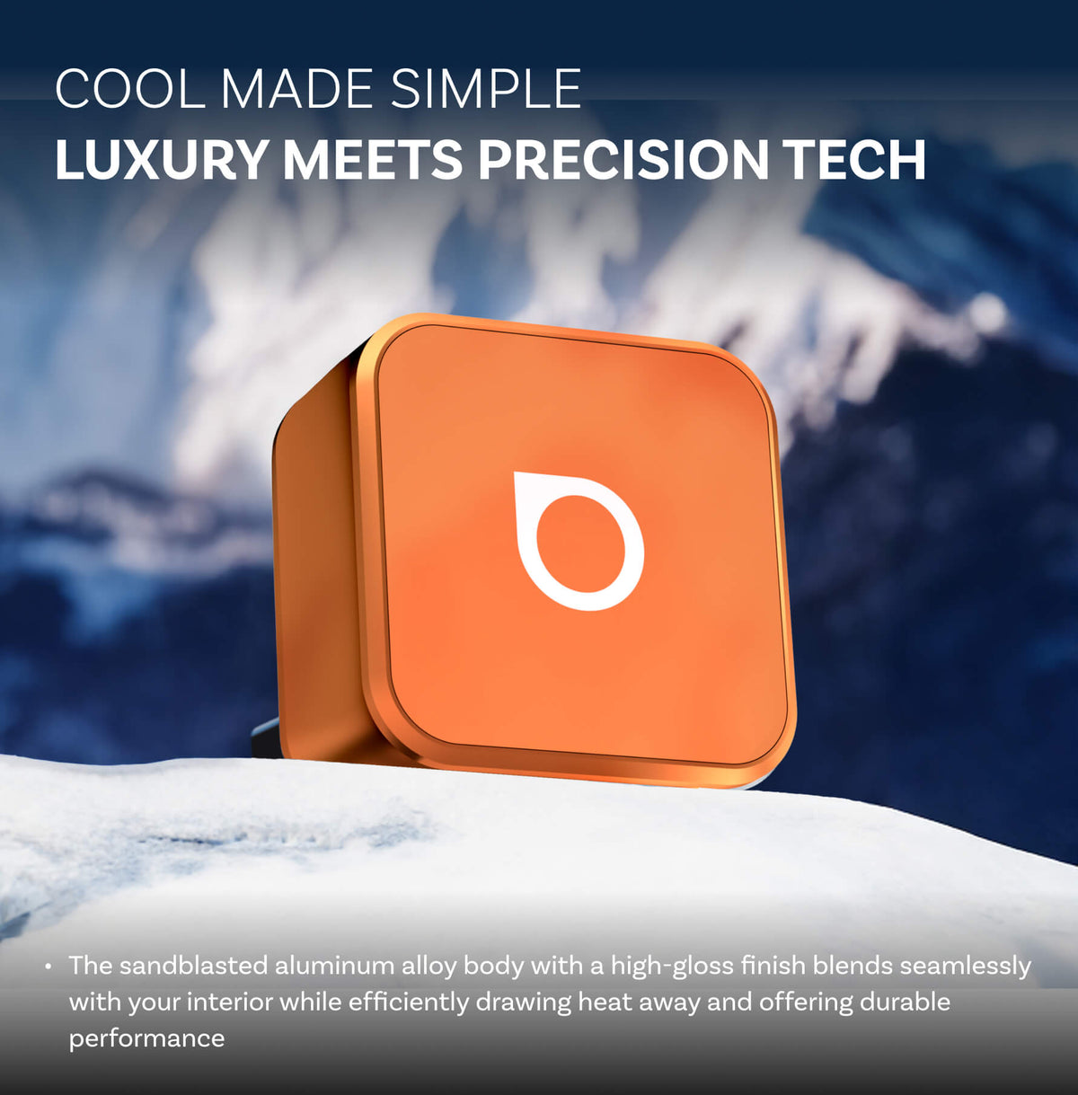 Ottocast Mini Cube 3.0-adapter - Kosmisk orange