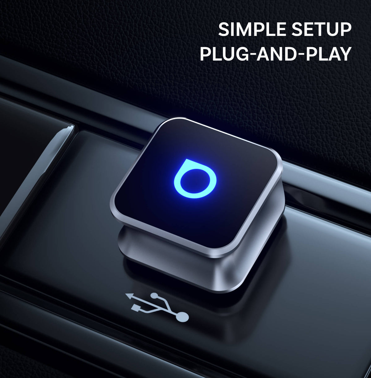 Adaptador inalámbrico Ottocast Mini Cube 3.0 CarPlay/Android Auto