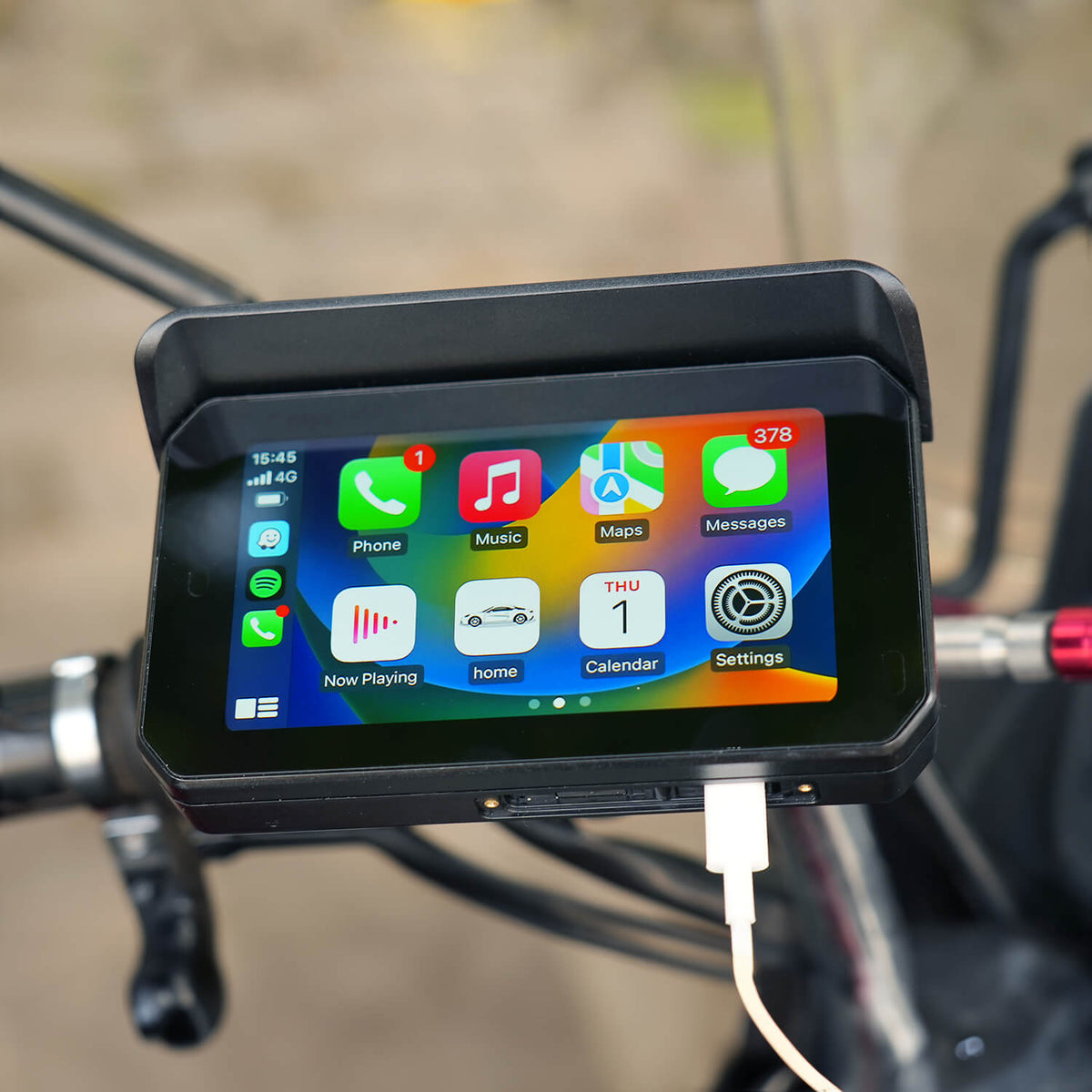 CarPlay Lite C5 SE Przenośny motocyklowy GPS Bezprzewodowy ekran CarPlay/Android Auto
