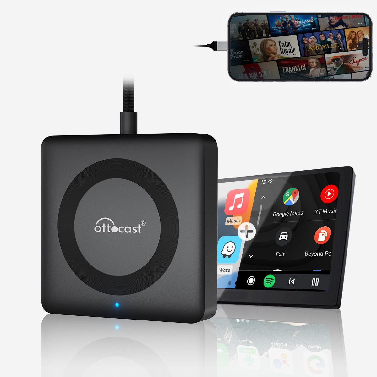 Car TV Mate Max - Wireless CarPlay & Android Auto with HDMI™ Multimedia