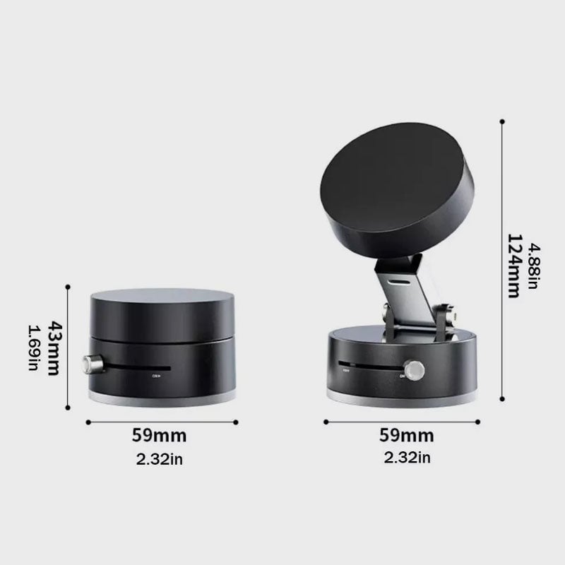 Vakuum sugende magnetisk telefonholder