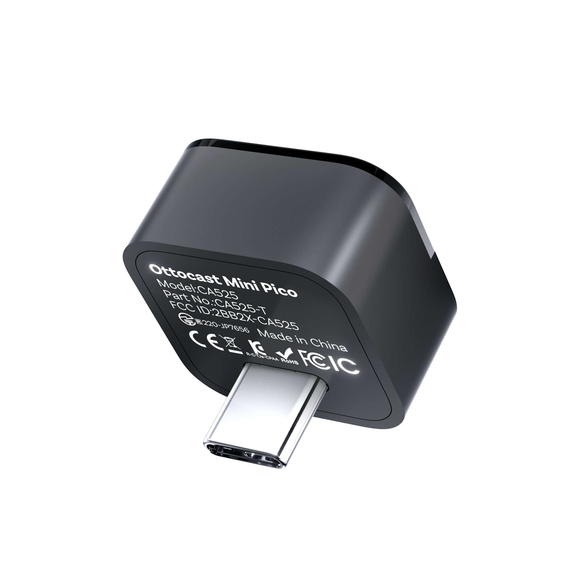Ottocast Mini Pico bezprzewodowy adapter CarPlay/Android Auto