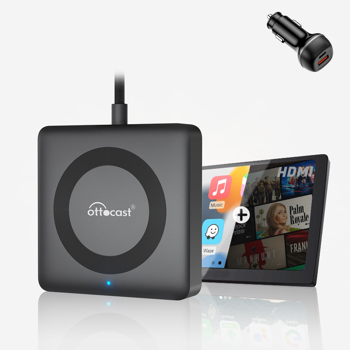 Car TV Mate Pro - HDMI™ multimedie & trådløs CarPlay-adapter
