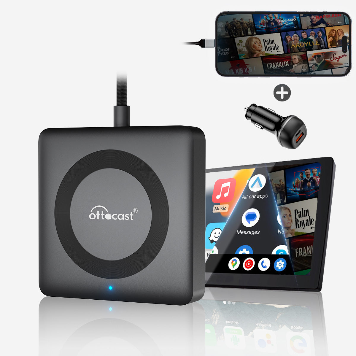 Car TV Mate Max - Wireless CarPlay & Android Auto with HDMI™ Multimedia