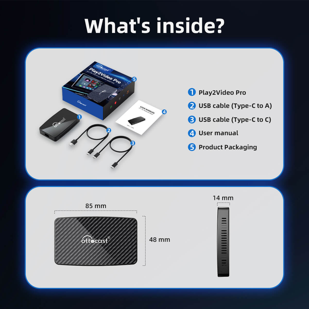 ADAPTER PLAY2VIDEO PRO AI