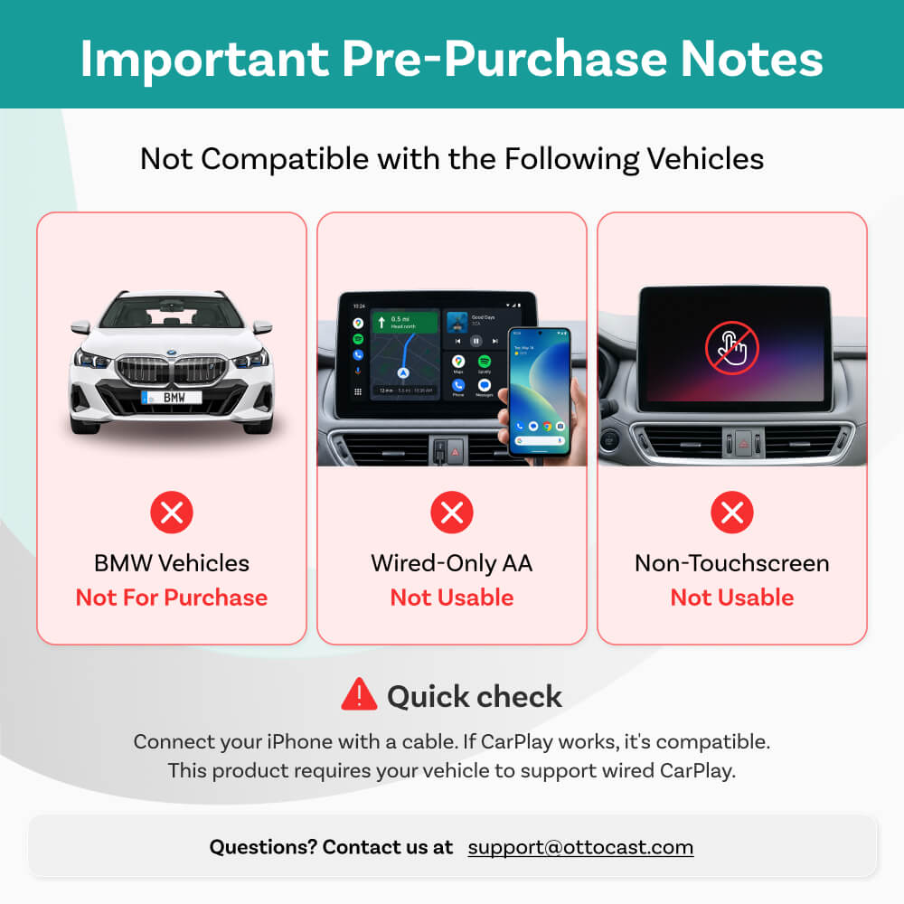OttoSafe Cam Ceamara Dash 2-i-1 & Adapter CarPlay Gan Sreang