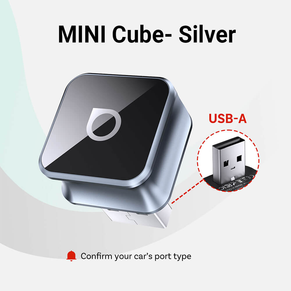 Adaptador inalámbrico Ottocast Mini Cube 3.0 CarPlay/Android Auto