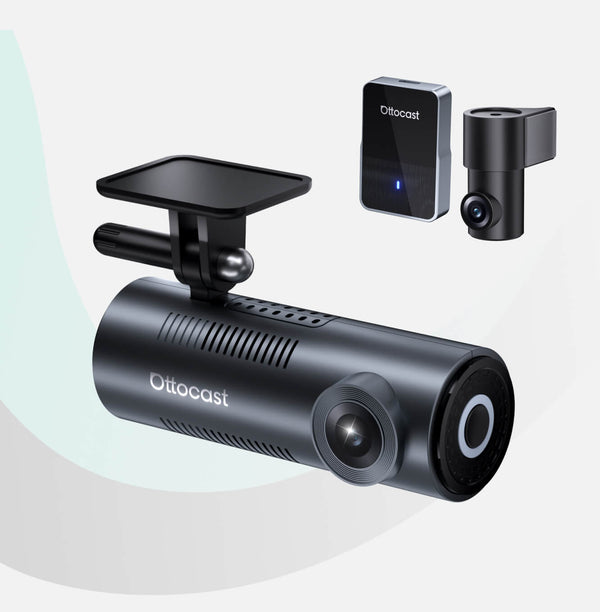 OttoSafe Cam Dash Cam 2-in-1 & Adattatore Wireless CarPlay