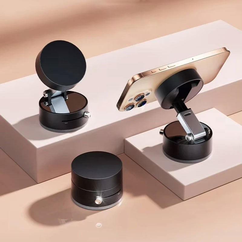 Vakuum sugende magnetisk telefonholder