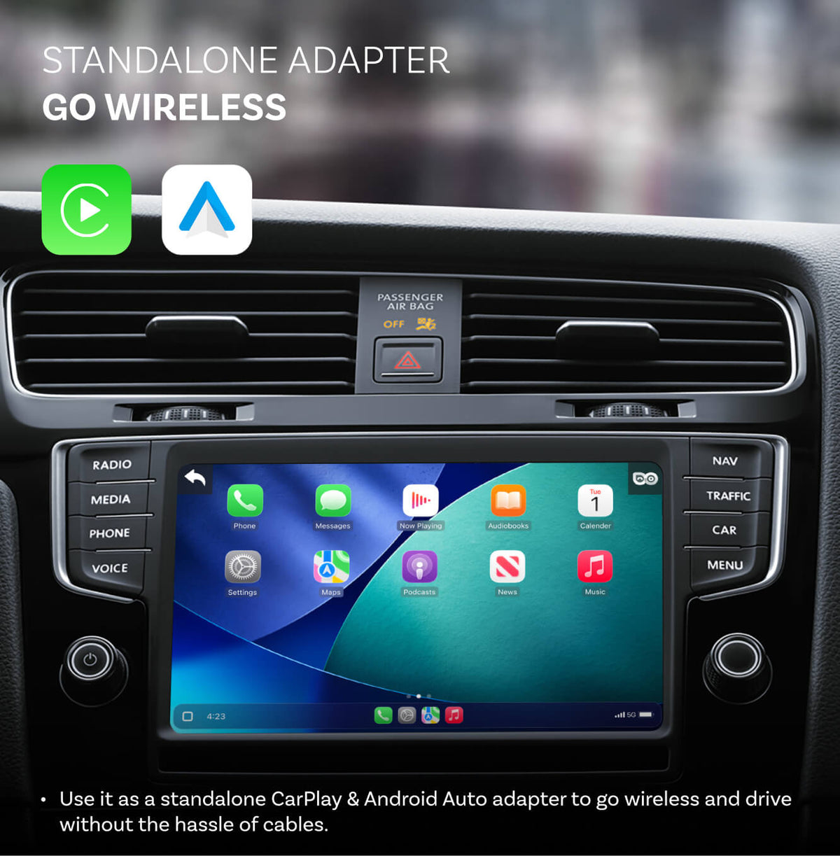 Cabin Care trådløs CarPlay adapter