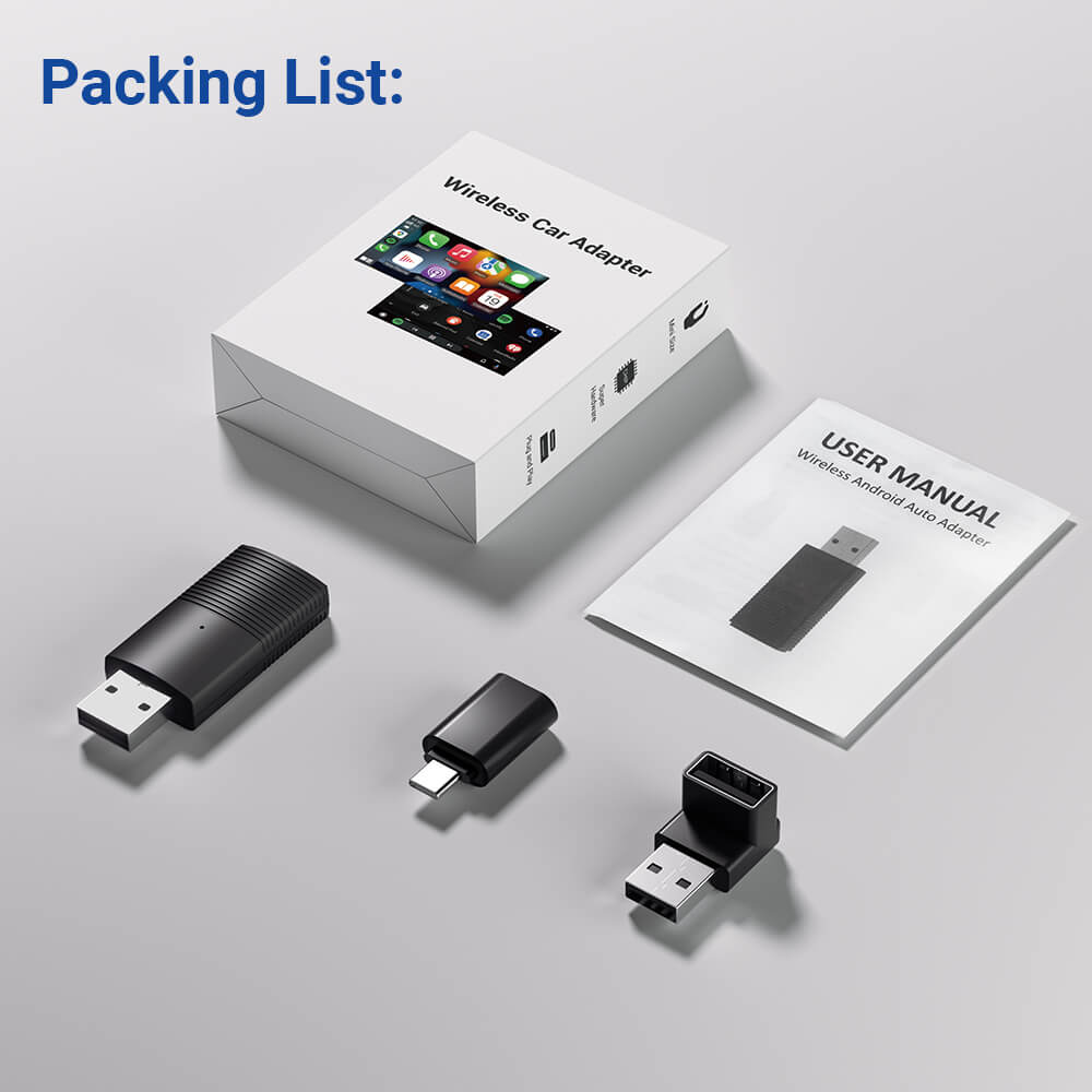 OTTOCAST Mini Bezprzewodowy adapter CarPlay/Android Auto