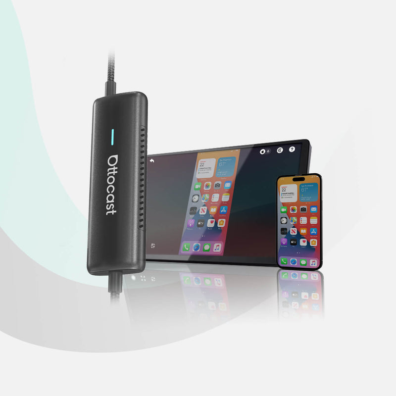 Spejl-touch trådløs CarPlay adapter