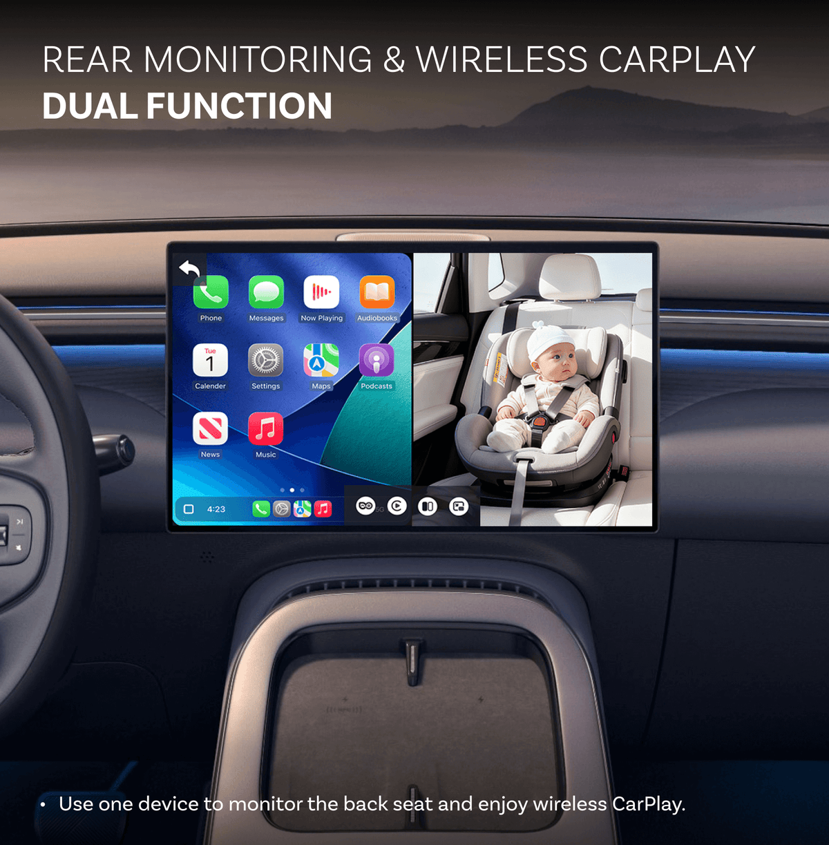 (Użyj kodu, aby zaoszczędzić 20%: L20) Bezprzewodowy adapter CarPlay Cabin Care