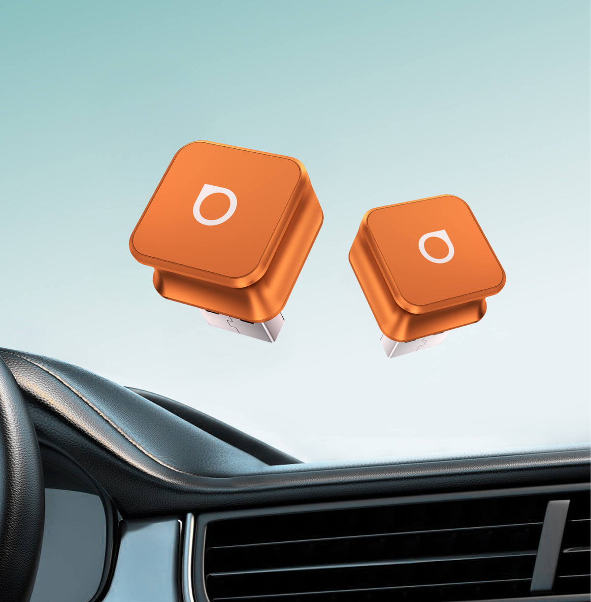Ottocast Mini Cube 3.0-adapter - Kosmisk orange