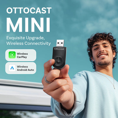 (EKSKLUZYWNA CENA) - 2-w-1 Mini bezprzewodowy adapter CarPlay/Android Auto